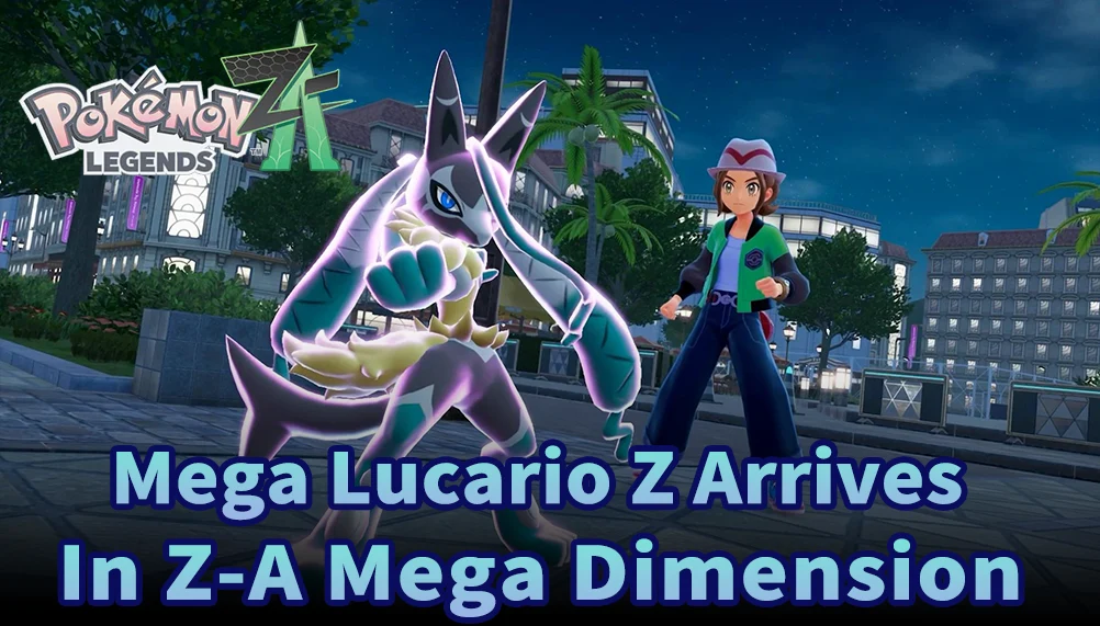 Mega Lucario Z Arrives in Pokemon Legends Z-A Mega Dimension